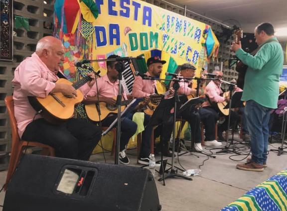 Registro de apresentação da Orquestra Volpi